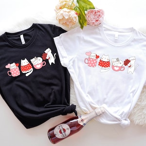 Cat Valentines Sweatshirt, Cat Lover Valentine Gift, Valentine&#39;s Day Cat Sweatshirt, Cat Mom Gift for Cat Lover Valentines Day Sweatshirt
