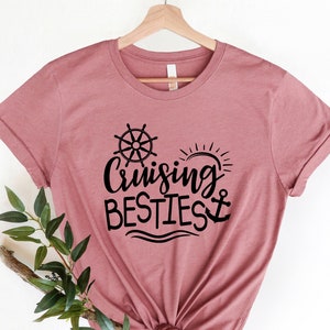 Cruise Shirts, Besties Gone Cruising Matching Girls Trip Shirts, Cute Vacation, Cruise Ship Shirts,Best Friends Cruise Tee,Cruising Together