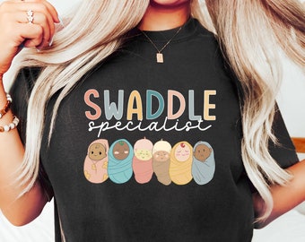 NICU Nurse Swaddle Shirt, Swaddle Squad Shirt, Expert Swaddler Sweater, New Nurse Grad Gift, RN, Registered Nurse, Nurse Gift