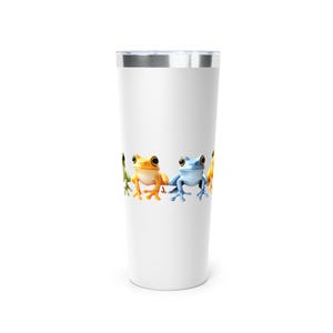 Ranas de dibujos animados, 1 vaso de 22 oz