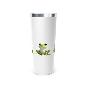 Vaso de 22 oz con 2 ranas de dibujos animados