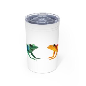 Origami Frogs 4  Tumbler 11oz