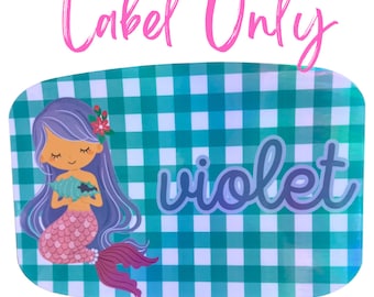Bento Box "fresh style"  Personalized Sticker- label only!