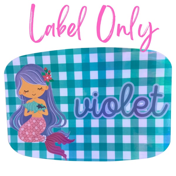 Bento Box "fresh style"  Personalized Sticker- label only!