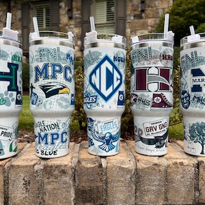Custom School Spirit Friday Night Light 40oz Tumbler