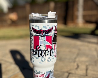 Semi Custom School Sports 40oz tumblers