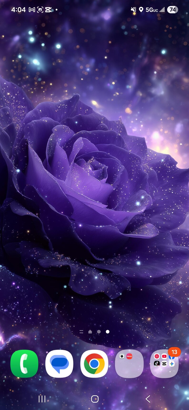 Animated Rose Wallpaper: Cosmic Bloom Collection (digital Download) - Etsy
