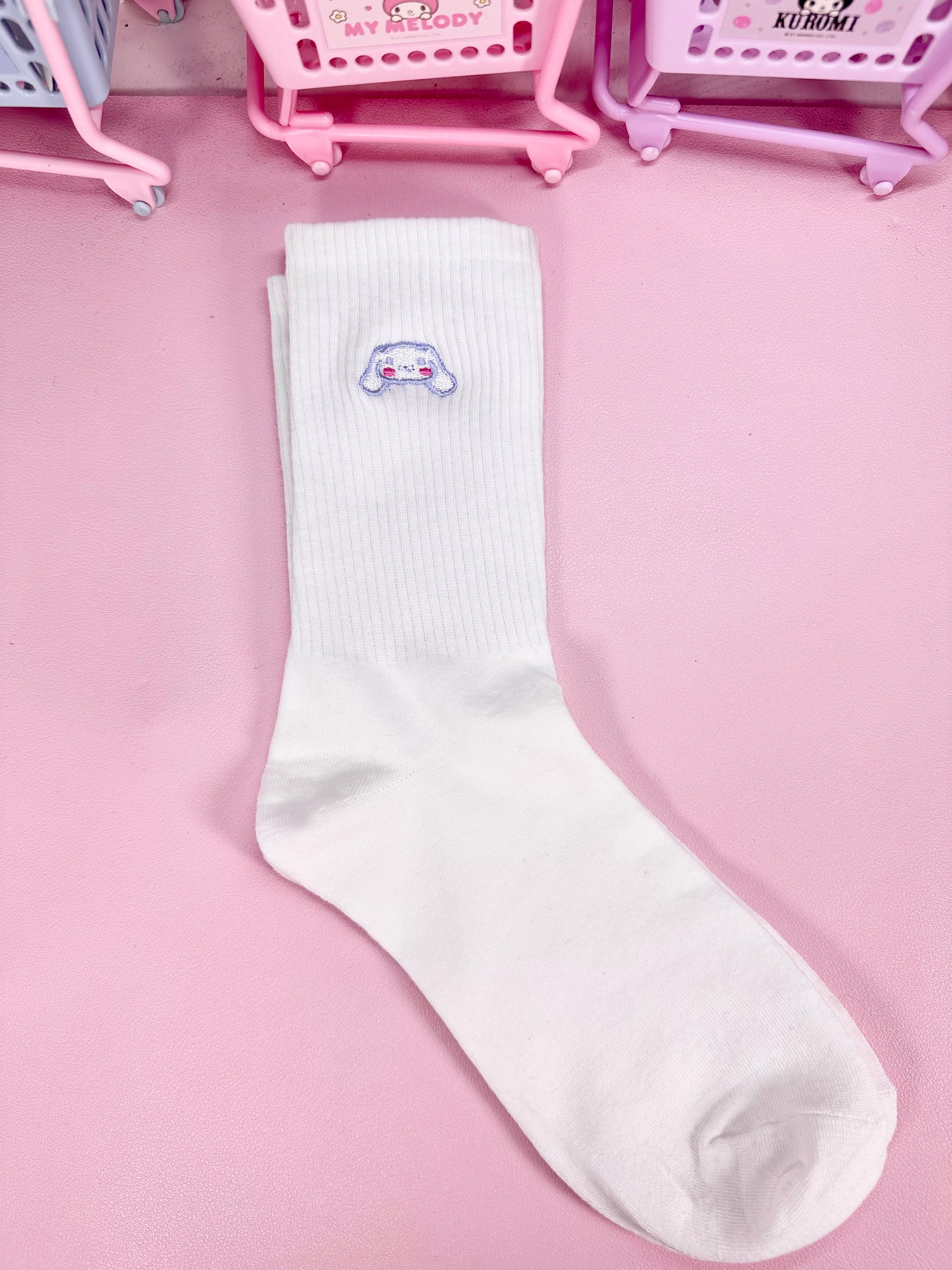 Kawaii Ankle Socks Cute Socks Melo Socks Cinnamo Socks Etsy