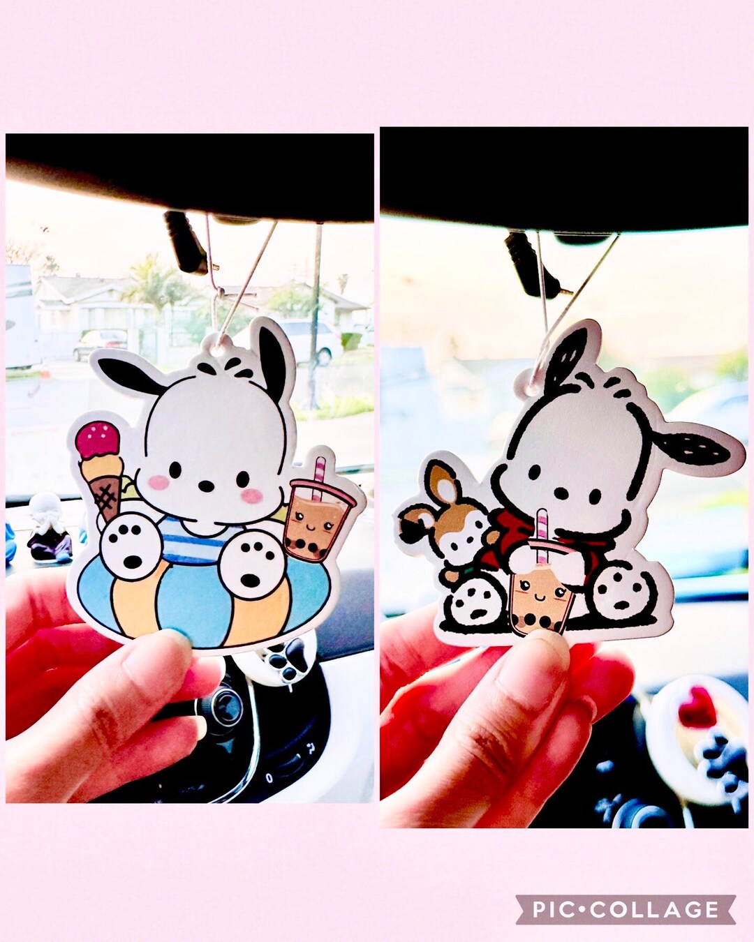 Kawaii Pocha Air Freshener Cute Japanese Inspired Character Car