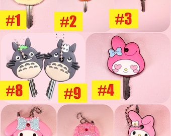1 pc mignon dessin animé japonais Keycover | Protège-clés My Melo Kitty Cat