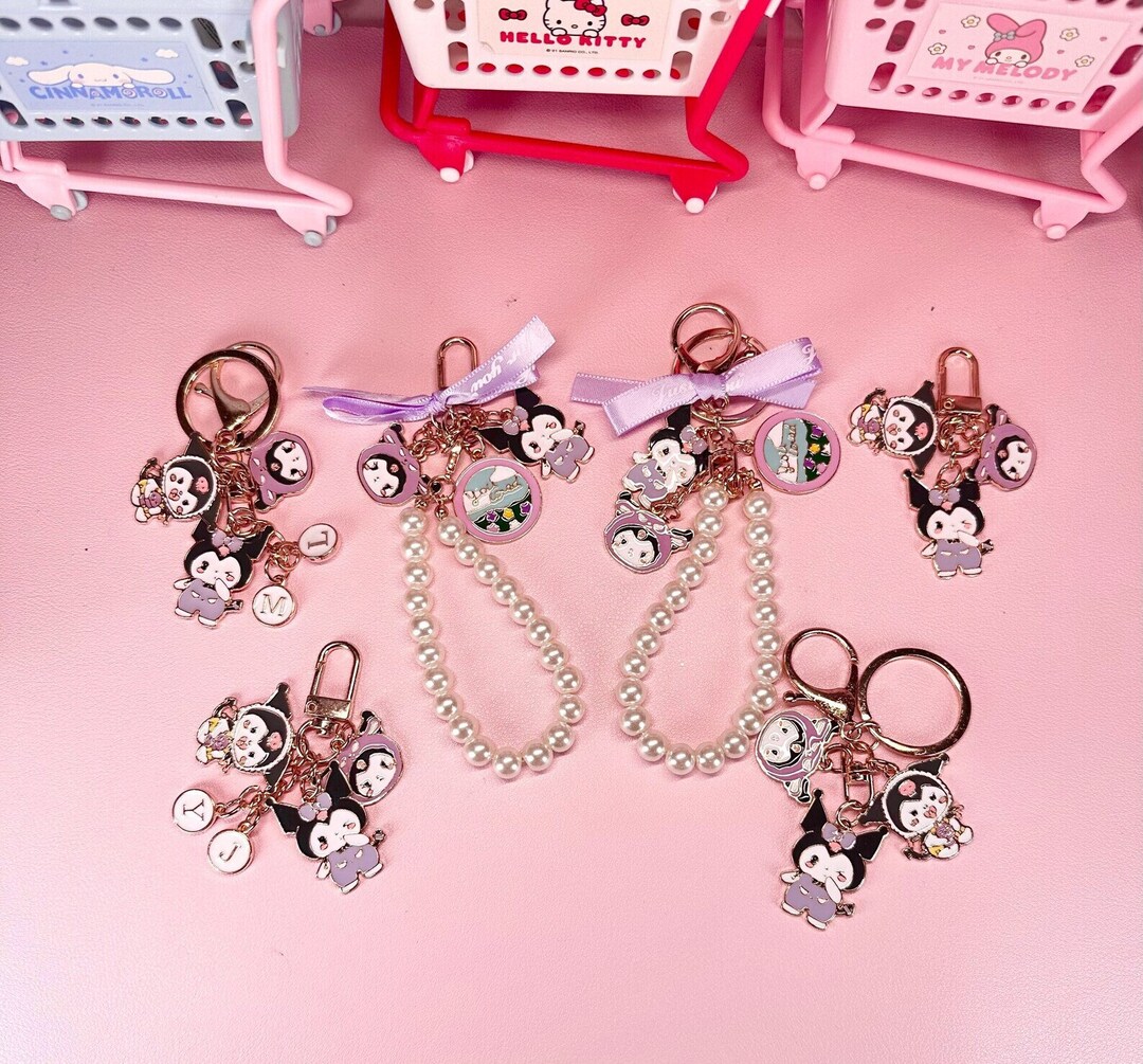 Kuro Keychains Cute Metal Keychains Kawaii Keychains Etsy