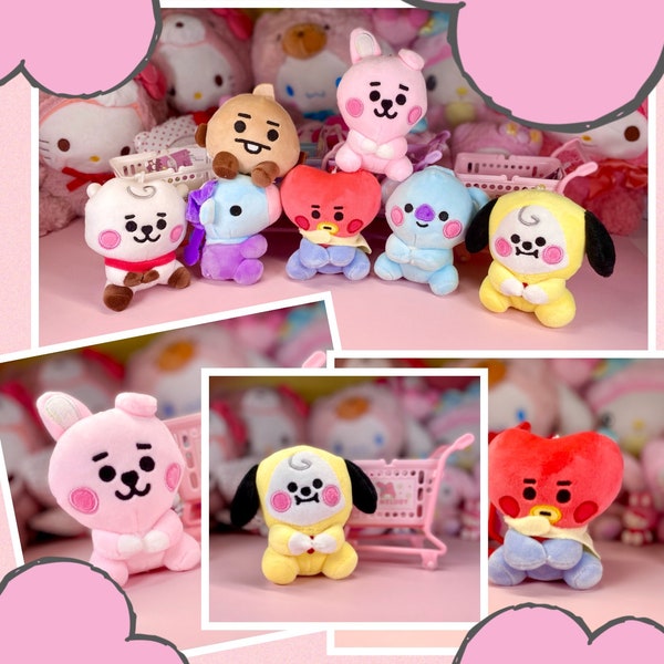 4"  Cute Kpop Plush Keychains | Kpop Plush | Kpop Merchandise