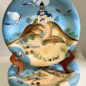Young’s Heartfelt Kitchen Creations Lighthouse Borden Set van 3 Kustdecoratie Borden Set van 11”