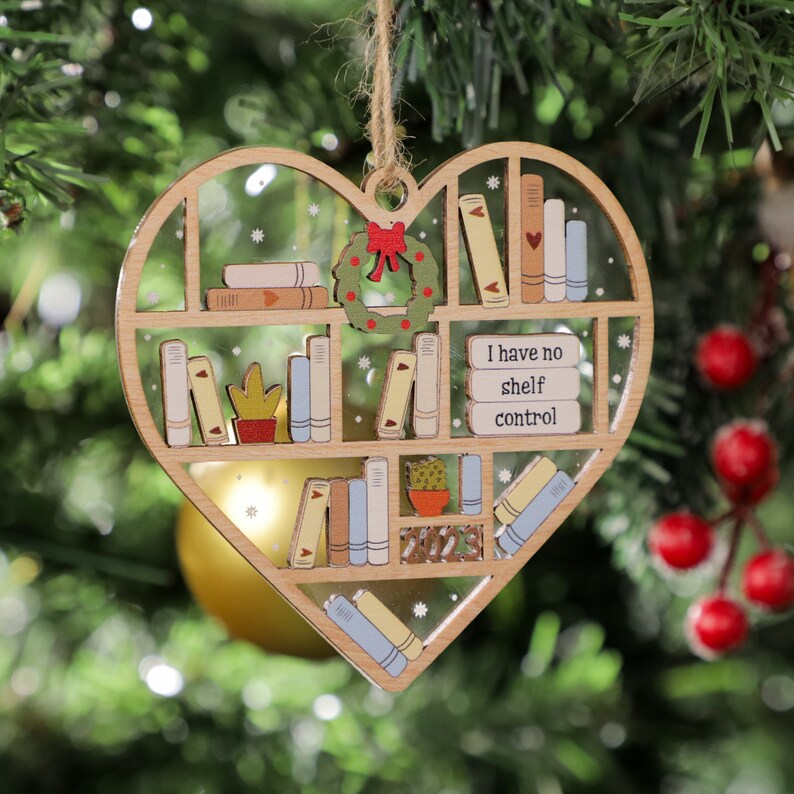 Book Ornaments for Christmas Tree 2023 Christmas Ornament Etsy