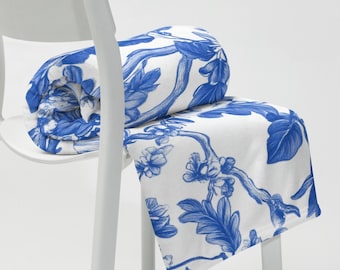 Blaue Toile Decke: Landhaus Dekor