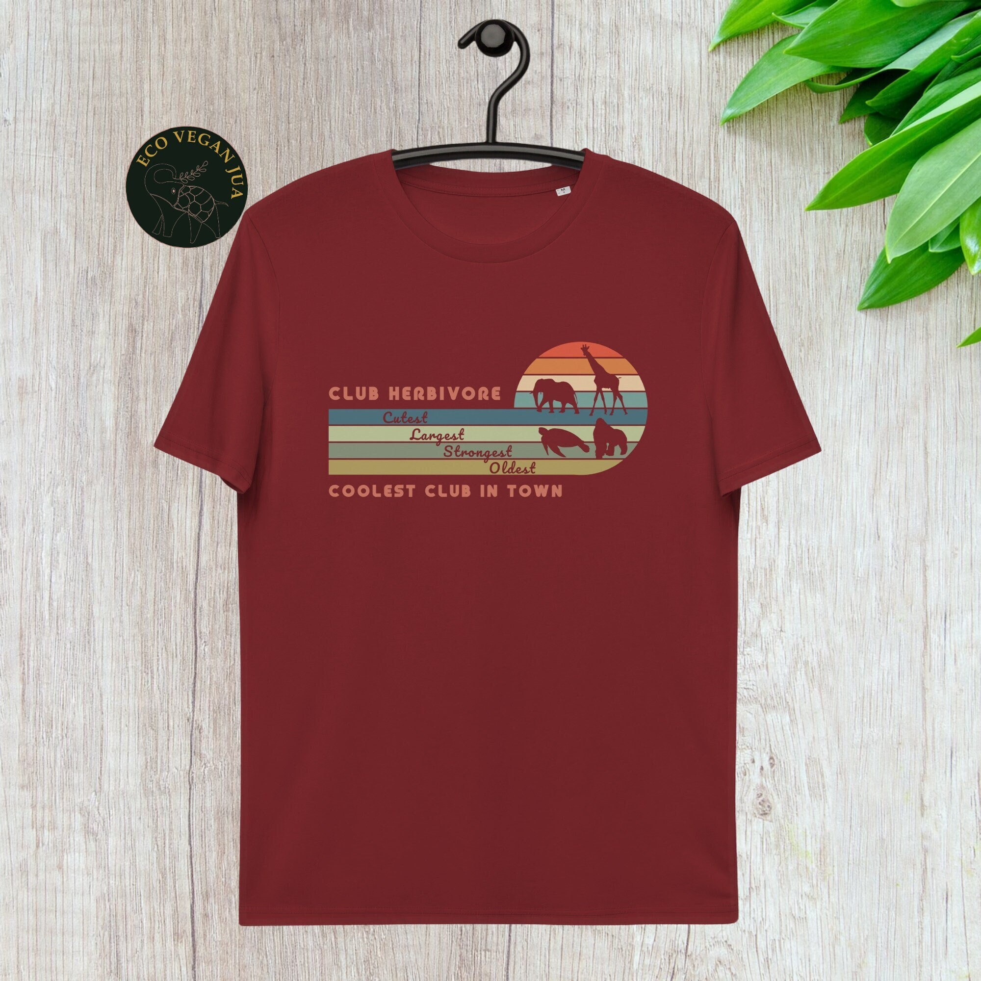 The Cutest Vegan Shirt Unisex Organic Cotton T-shirt  | Vegetarian Shirt | The Oldest The Strongest Shirt | Vegan Gift | Funny Vegan T-Shirt