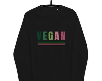 Vegan Aesthetic Unisex Organic Sweatshirt  | Gift For Vegan | Vegan Clothing | Herbivore Sweatshirt | Vegan Shirt | Funny Vegan |Vegetarian