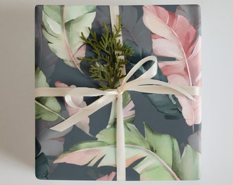 Aesthetic Unique Gift Wrap Wrapping Paper - Christmas Wrapping Paper -  Cottage Core Mushroom Gift Wrap - Sustainable Wrapping Paper