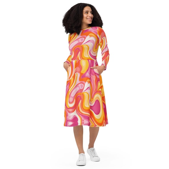 navy tiered midi dress Celeste Tiered Midi Dress – VICI