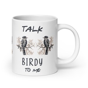 Sprich mit mir Birdy Becher - Birdy Talk Becher - Lustiger Vogel Becher - Vogel Liebhaber Geschenk - Vogel Beobachtung Geschenk - Birding Ornithology - Sarkastischer Becher