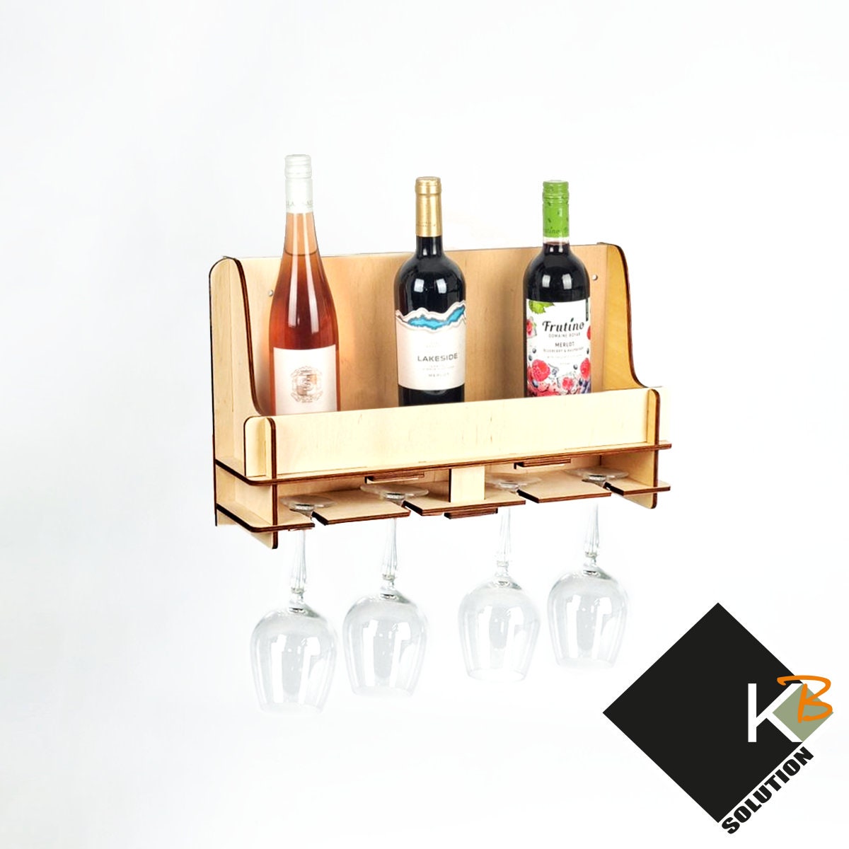 Slanted Wine Rack Etsy