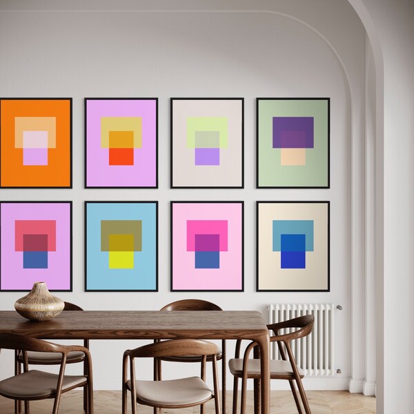 Geometric Wall Art Print - Etsy