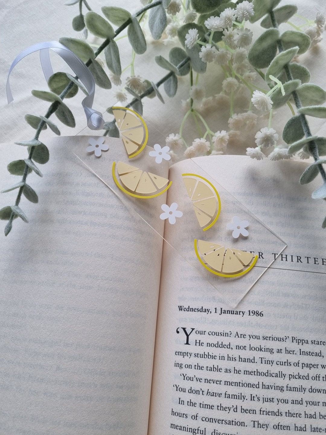Acrylic Bookmark,bookmark, Lemon Bookmark, Back to School, School ...