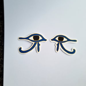 Egyptian Eye Vinyl Sticker Egypt Sticker Travel Sticker Planner Sticker Water Bottle Sticker Cairo Sticker Scrapbook Sticker
