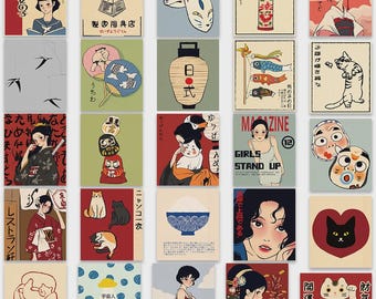 50 Kawaii Japanese Stickers Pack for Journals and Planner,kindle,journal