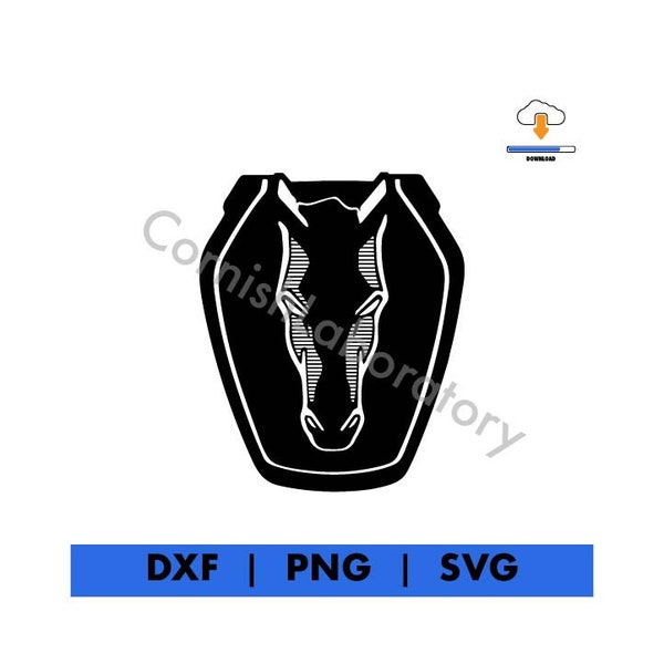 Ford Dark Horse Logo - Digital Download (DXF, PNG, SVG)