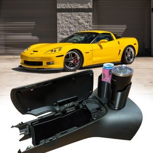 Corvette Getränkehalter - Große Flasche freundlich, Mittel-Konsole angebracht (C6, 2005 - 2013)