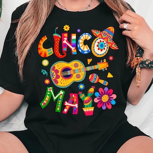 Happy Cinco De Mayo-T-shirt, Cinco De Mayo-shirt, Mexicaans Fiesta-shirt, Mexicaans festivalcadeau, Mexicaanse shirts, Cinco De Mayo Fiesta-T-shirt