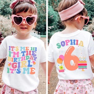 Benutzerdefinierte Geburtstag Shirt, ich bin das Geburtstagskind, Geburtstag 6. Party, Geburtstagskind Shirt, jedes Alter Geburtstag Shirt, Kinder Geburtstag Shirt