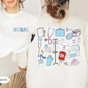 Personalized Nurse Shirt, Custom Name Nurse Shirt, RN Nurse Shirt, Nursing School Tee Gift For Nurse