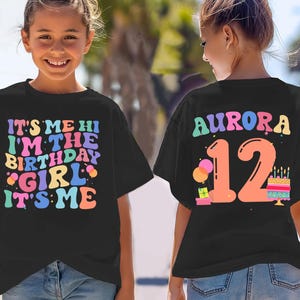 Benutzerdefinierte Geburtstag Shirt, ich bin das Geburtstagskind, Geburtstag 12. Party, Geburtstagskind Shirt, jedes Alter Geburtstag Shirt, Kinder Geburtstag Shirt