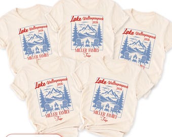 Custom Family Lake Trip Shirt, Lake Camping Tshirt, Lake Vacation Tee, Lake Crew Shirts, Lake House Weekend T-Shirt,  Lake Lover Shirt
