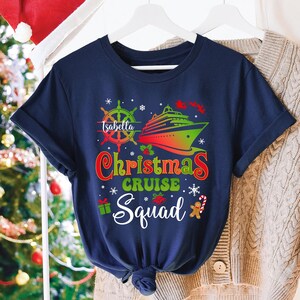 Christmas Cruise Squad Shirt, Personalized Family Christmas Shirts, Family Matching Christmas Outfit
