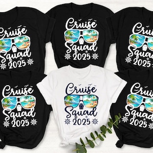 Cruise Squad 2025 Summer Vacation Matching Family Cruise T-Shirt, Friends Cruising Shirt