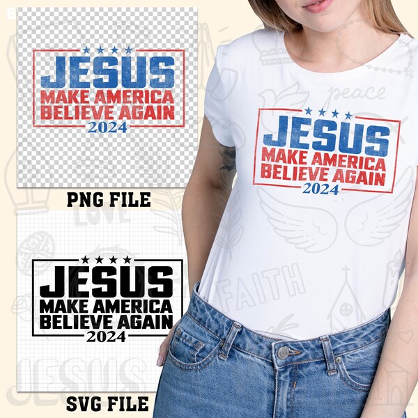 Jesus 2024 Make America Pray Again Christian Png File Download, Jesus Png File Download For Print