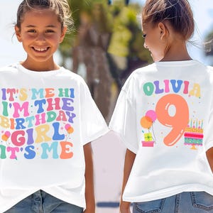 Benutzerdefinierte Geburtstag Shirt, ich bin das Geburtstagskind, Geburtstag 9. Party, Geburtstagskind Shirt, jedes Alter Geburtstag Shirt, Kinder Geburtstag Shirt