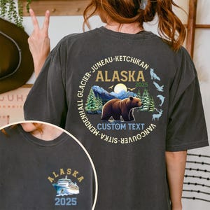 Personalized Alaska Cruise Shirt, Custom Alaska Cruise Shirt, Alaska 2025 Cruise Shirt, Cruisin to Alaska, Alaska Family Trip Shirt