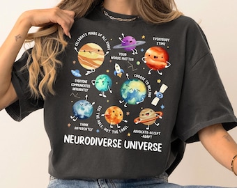 Space Neurodiversity Shirt, Neurodiverse Shirt, Sped Teacher Shirt, Autism Awareness Shirt, Special Education Shirt