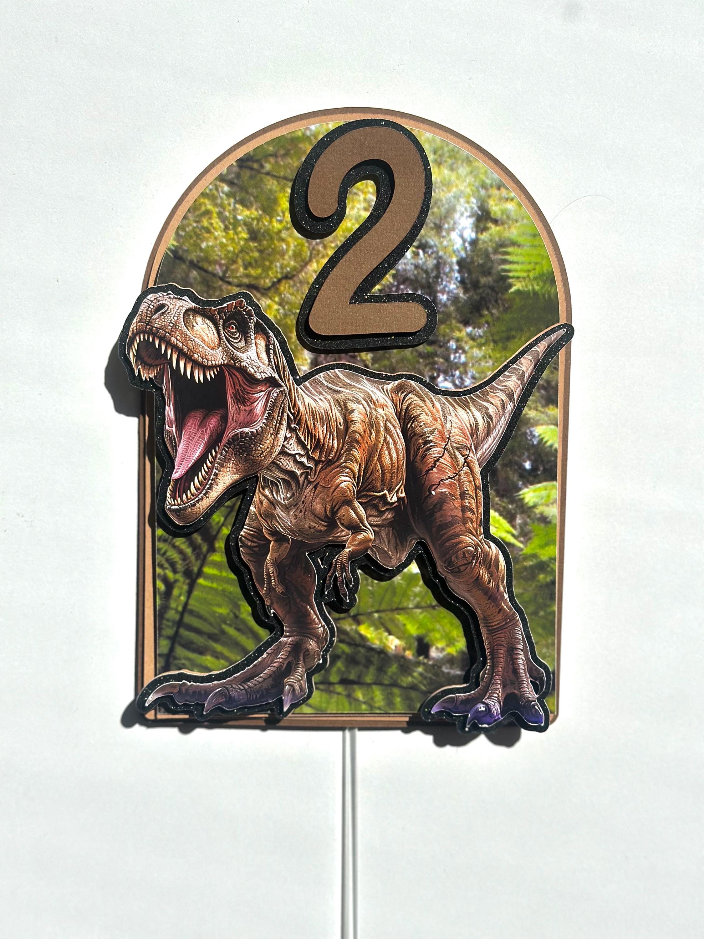 T-REX Dinosaur Cake Topper - Etsy