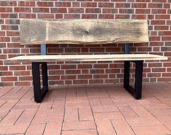 Bench wooden bench oak bench bench solid oak wedding present
