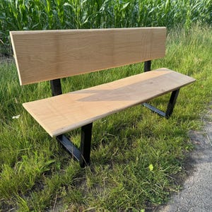 Garden bench oak bench wooden bench seating bench for indoors & outdoors oak bench wedding gift solid wood
