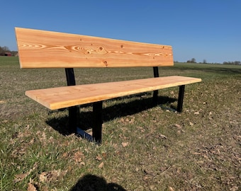Garden bench wooden bench bench for indoors & outdoors Douglas fir wedding gift solid wood