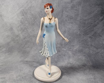 Coalport Figurine - The Birthstone Collection - September - Sapphire 2004