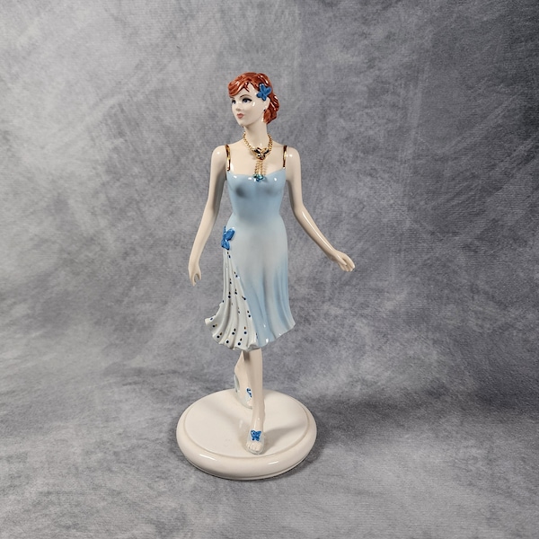 Coalport Figurine - The Birthstone Collection - September - Sapphire 2004