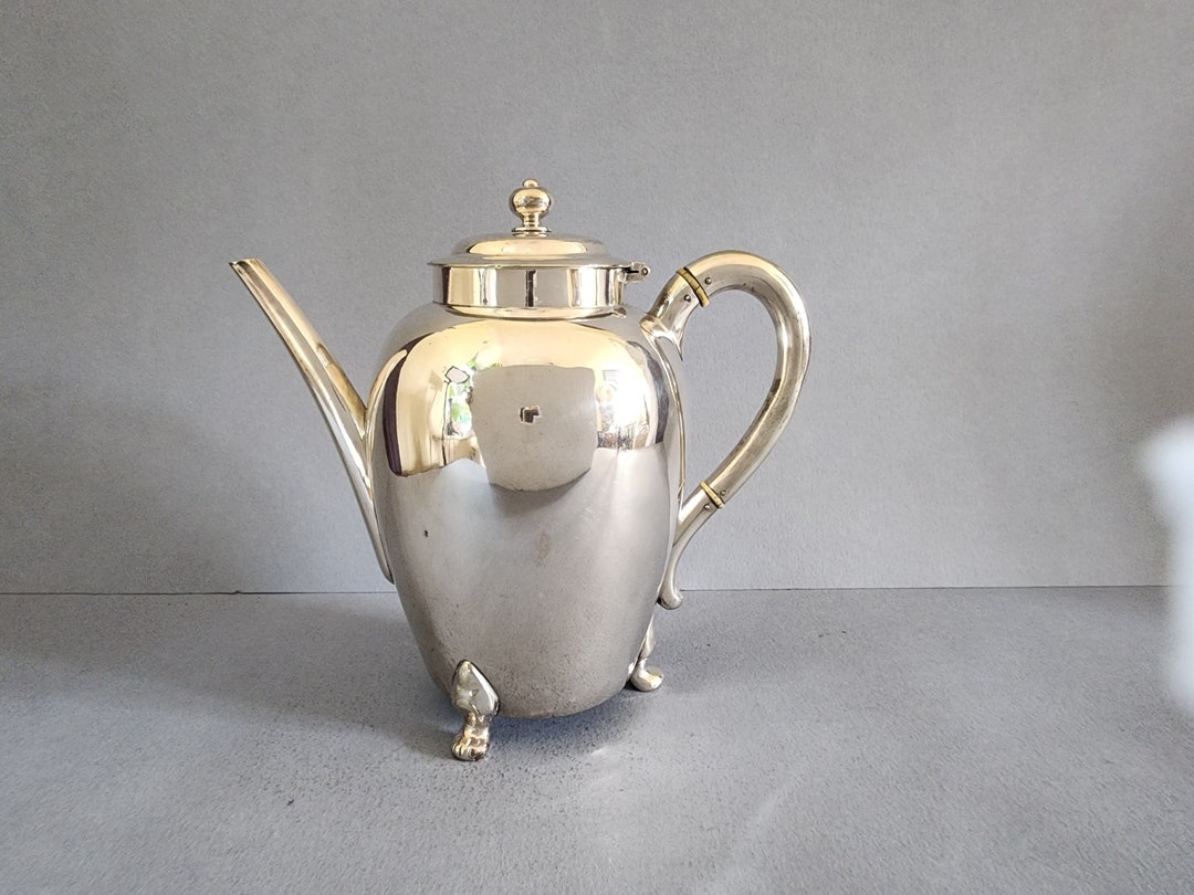 Antique Victorian Silver Plated Teapot by Harwood, Sons & Harrison