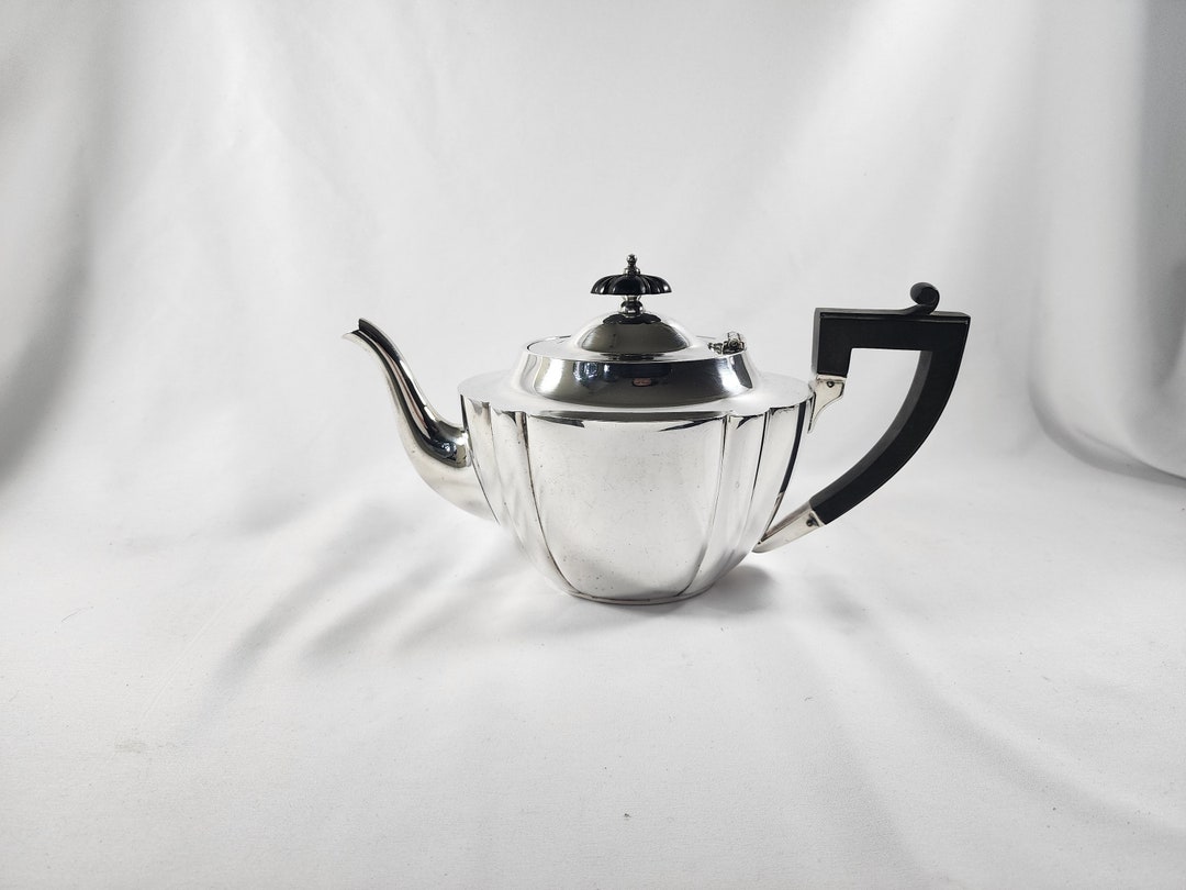 Antique William Suckling Silver Plated Teapot Regis Plate Etsy